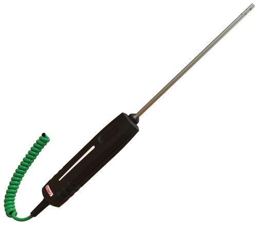 Sonde de température ambiante thermocouple K - classe 1 - -40/+80°C, 150 mm, poignée et câble spiralé - KIMSAK150_0