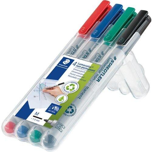 Staedtler 315 WP4 Etui de 4 Feutres Pointe 1 mm Assortis - multicolore 315 WP4_0