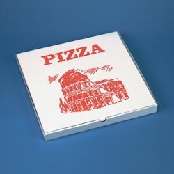 Starpak Cartons à pizzas, papier recyclé rectangulaire 28 cm x 28 cm x 3 cm (100 unités) PAPSTAR - rouge papier 4250065900043_0