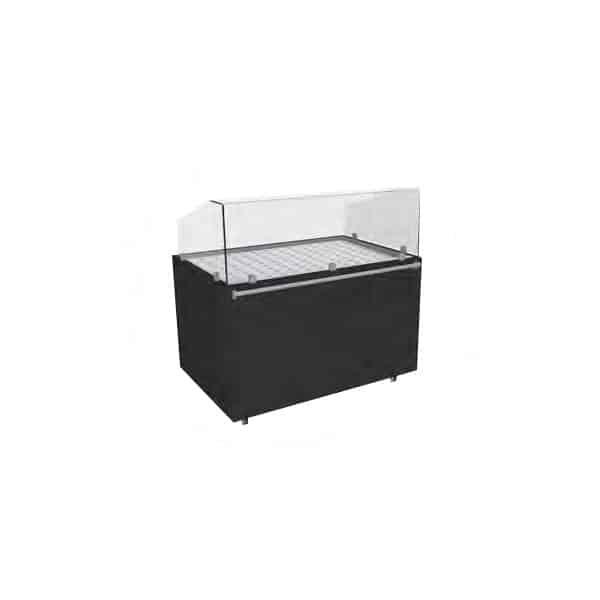 Vitrine à pizza ouverte dessus en pierre de lave, 4,5 Kw (type de produit: Vitre avant droite)_0
