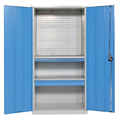 1/2 PANNEAU SUPPORT BACS FOND D'ARMOIRE L 1250 GRIS 7035 - ANJOU TOLERIE