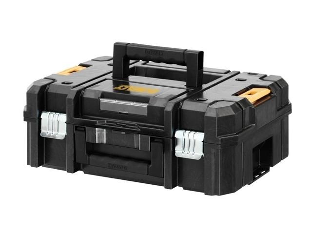 TSTAK BOX II - Boîte à outils DeWALT - Couleur Noir et Jaune - 440x176x331 mm_0