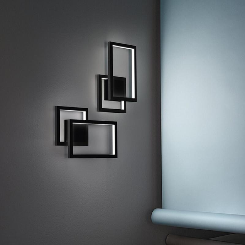 Applique Murale Led Cross Noir 6598 N Ct Perenz - noir 8023559515094_0