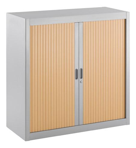 ARMOIRE À RIDEAUX DÉMONTABLE DÉCOR H 100 X L 100 CM CORPS ALUMINIUM / RIDEAUX HÊTRE