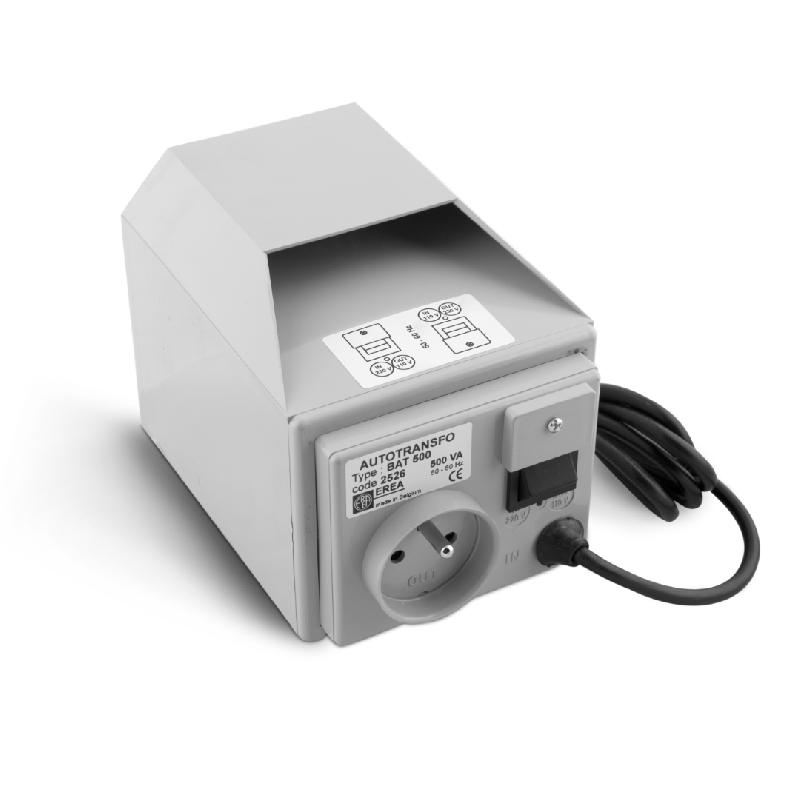 BAT 500 - Autotransformateur monophasé portatif 110-230V - 500 VA - IP20 - Norme EN 61558-2-13_0