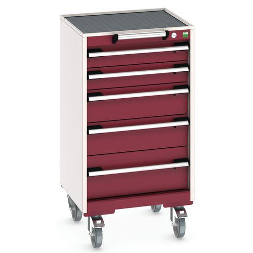 BOTT 1 ARMOIRE 5 TIROIRS CUBIO ROULANTE - BOTT