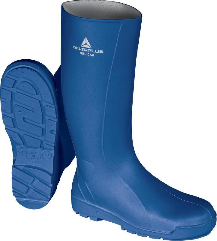 BOTTES PVC NITRIC SB BLEU 46 - NITRISBBL46 - MANUTAN COLLECTIVITÉS