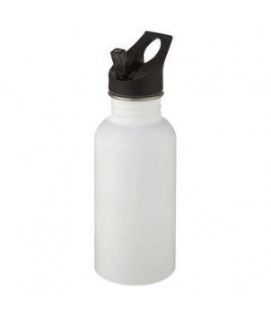 BOUTEILLE DE SPORT LEXI 500 ML BLANC - GOURDES DE SPORT PUBLICITAIRES PERSONNALISÉES