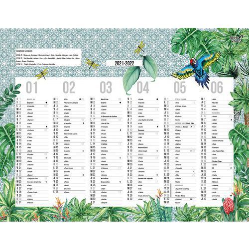 CALENDRIER EXOTIQUE FANTAISIE - 27X21 CM