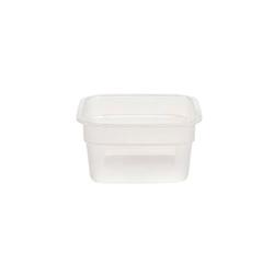Cambro Boîte de stockage alimentaire 473 ml empilable, transparent - transparent plastique polypropylène HFSFSPROPP190_0