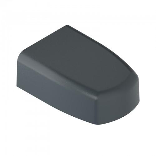CAPOT POUR GOND DE PORTAIL - ALUMINIUM LAQUÉ GRIS FT - 120 MM - PLATIMIUM TIRARD