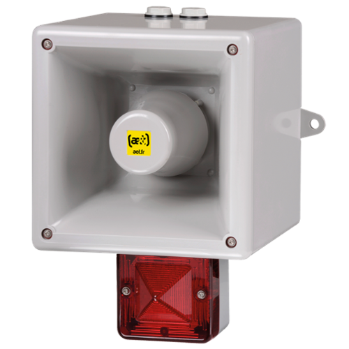 Combiné Vocal et Lumineux Radio 126 dB - SmartVOX® SVL230 - Messages Personnalisables et LED Haute Puissance_0
