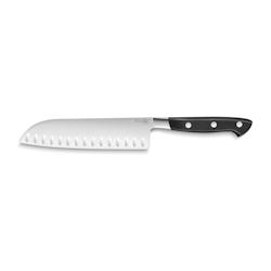 Couteau Santoku Georges POM 19 cm -  Multicolore Autre Inox Tarrerias Bonjean 30.5x4 cm - multicolore inox 3118220050914_0
