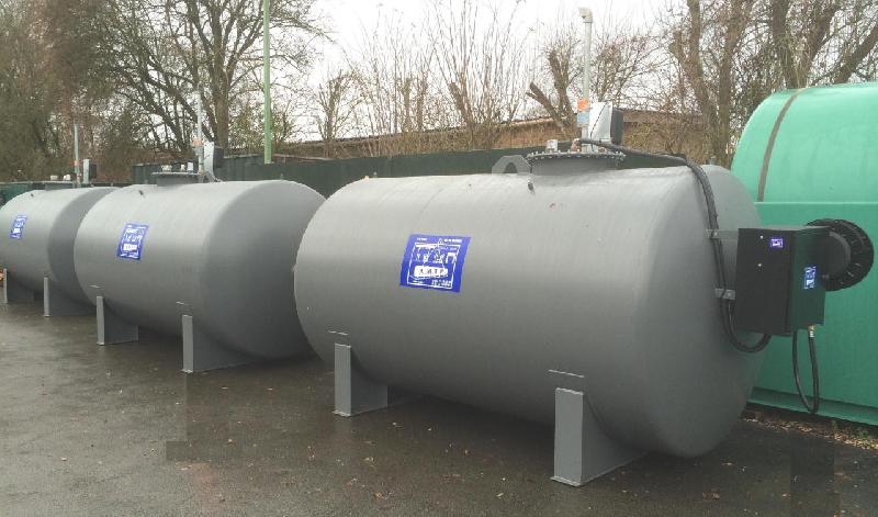 Cuve équipée double paroi - Distribution intégrée - Conformité NF EN 12285-2 - Pompe 3m3/h ou 5m3/h_0