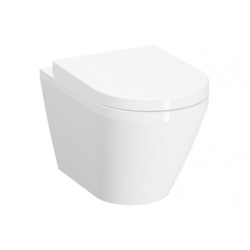 CUVETTE WC SUSPENDUE SANS BRIDE AVEC ABATTANT - INTEGRA VITRA FLUSH 2.0, V-FIT 2.0 VITRA