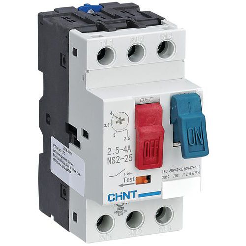 DISJONCTEUR MOTEUR 3P 25A REG.25/4A - CHINT