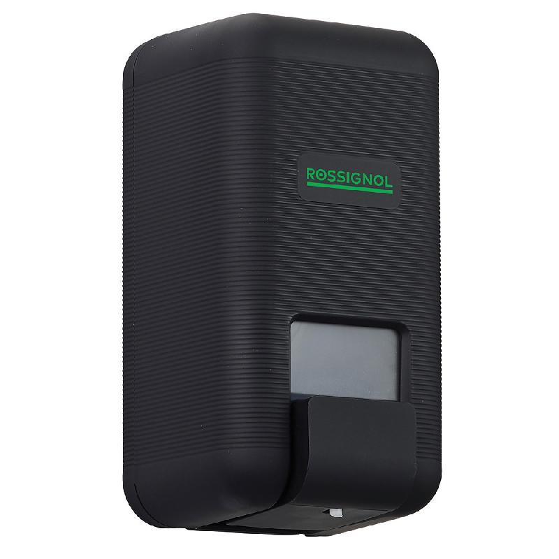 DISTRIBUTEUR SAVON LIQUIDE VRAC 1L ABS 100% RECYCLE - ECLIPSE GREEN, NOIR MAT