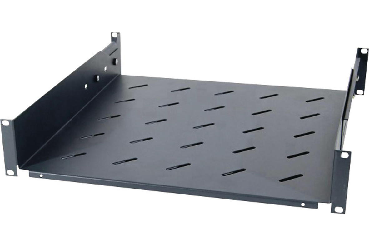 ETAGÈRE FIXE UNIVERSELLE BAIE PROF 750/900MM NOIR DEXLAN GA-2-U-750-B