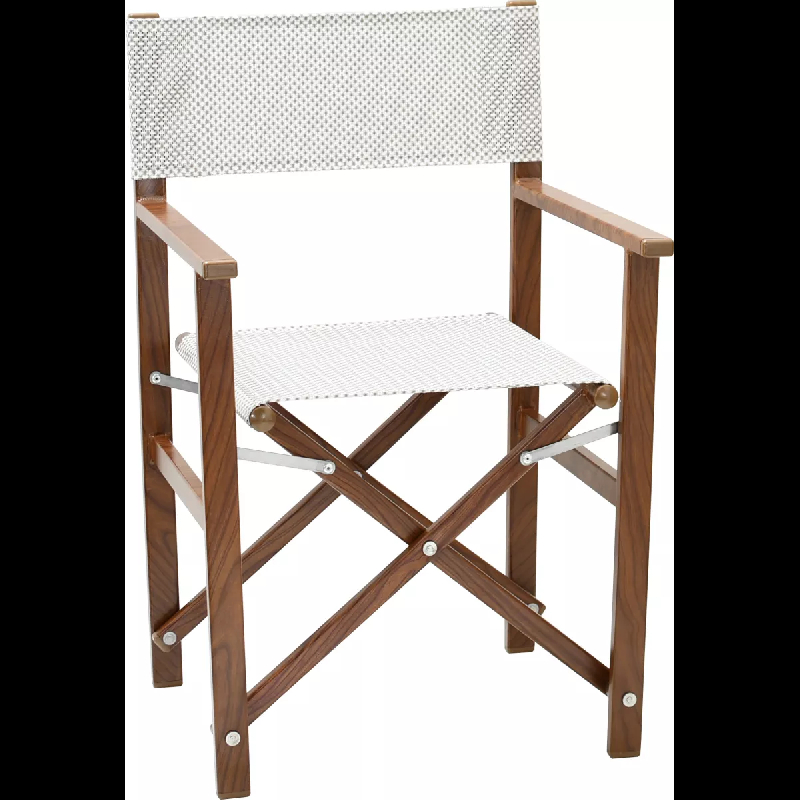 Fauteuil metteur en scène RIMINI - Aluminium et toile textilène - Extérieur_0