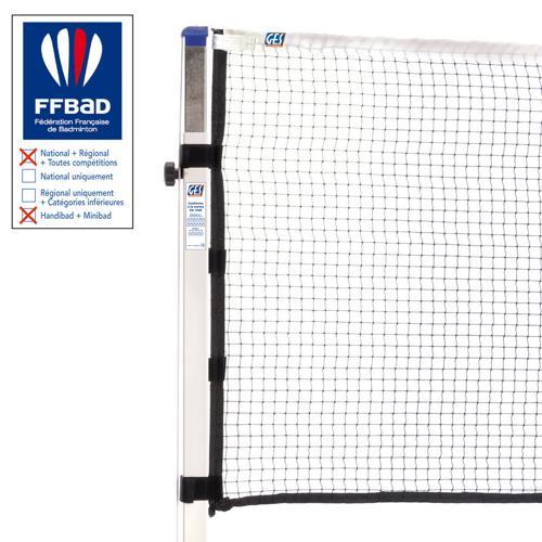 FILET DE BADMINTON HOMOLOGUÉ FFBAD - GES