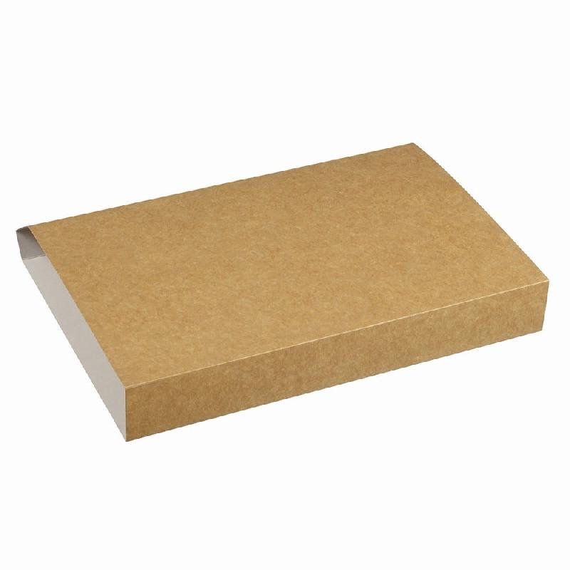 Fourreau carton pour plateau repas Natura 39,2x30,2x5,5cm kraft - par 100_0