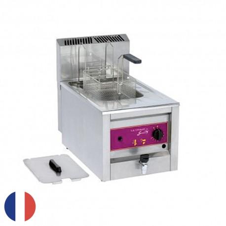 Friteuse gaz professionnelle 10 litres - 1 bac modulaire à poser - Sofraca - FG12 - 7000 Watts_0