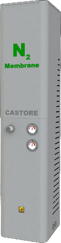 Générateur d'Azote à membrane  - Contrôle pneumatique - NG CASTORE BASIC 150-180-200_0