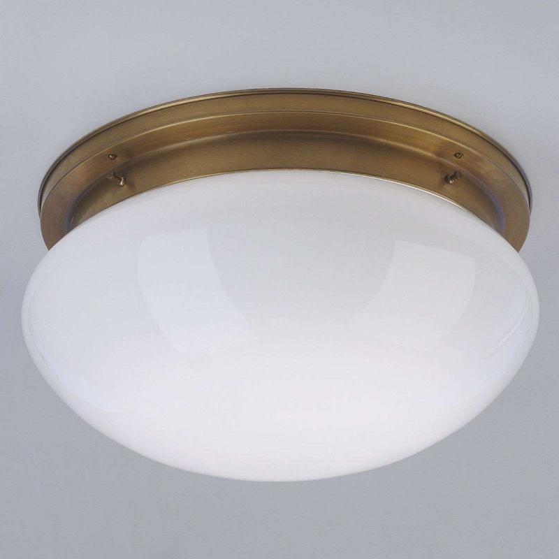 BERLINER MESSINGLAMPEN GRAND PLAFONNIER HARRY EN LAITON Ø 40 CM