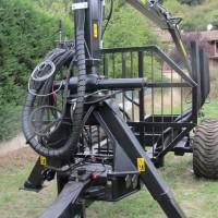Grue forestière Performa 460 - portée 4.60m - levage jusqu'à 550kg - grappin 0.17m3_0