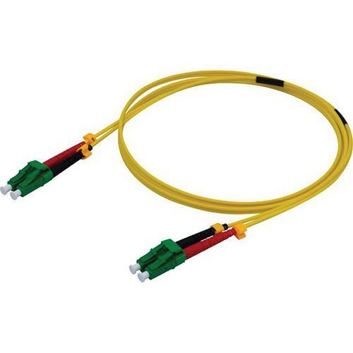 JARRETIÈRE OPTIQUE JAUNE 10M 9/125 OS2 MONOMODE 2.0 MM