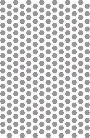MATFER - POCHOIR PVC 0,2 X 8 X 8 MM - 441001