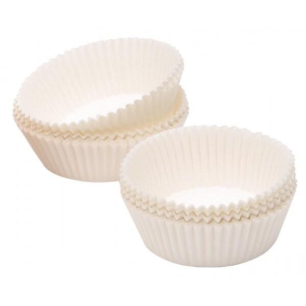 METALTEX lot de 75 caissettes en papier 6.5cm 257773 - blanc papier 257773_0