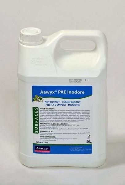 NETTOYANT DÉSINFECTANT PAE INODORE EN BIDON DE 5L