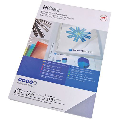 PLATS DE COUVERTURE GBC HICLEAR
