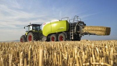 Presse à balle parallélépipédique Claas Quadrant 5200 - gros débit, densité optimale et coupe FINE CUT 51 couteaux_0