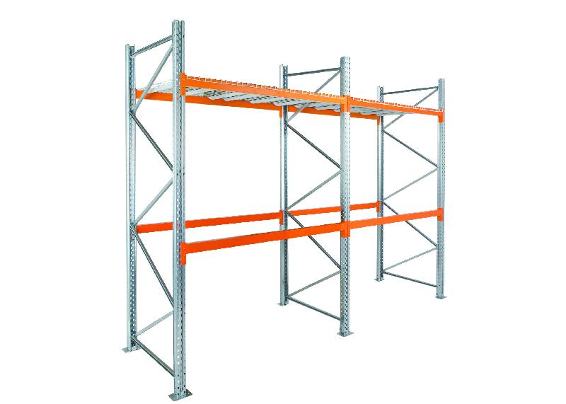 Rayonnage à palettes - Élément complémentaire - 2700 x 1100 mm - 2 niveaux - Charge 3000 kg/niveau_0