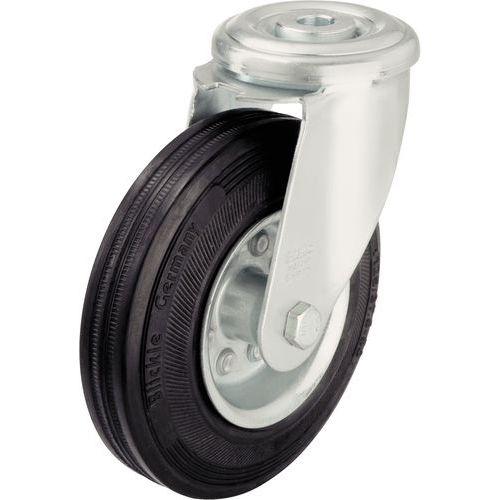 ROUL PIV A OEIL D200MM F205KG BDGE CAOUTCH SS FR MOYEU ROUL. - MANUTAN COLLECTIVITÉS