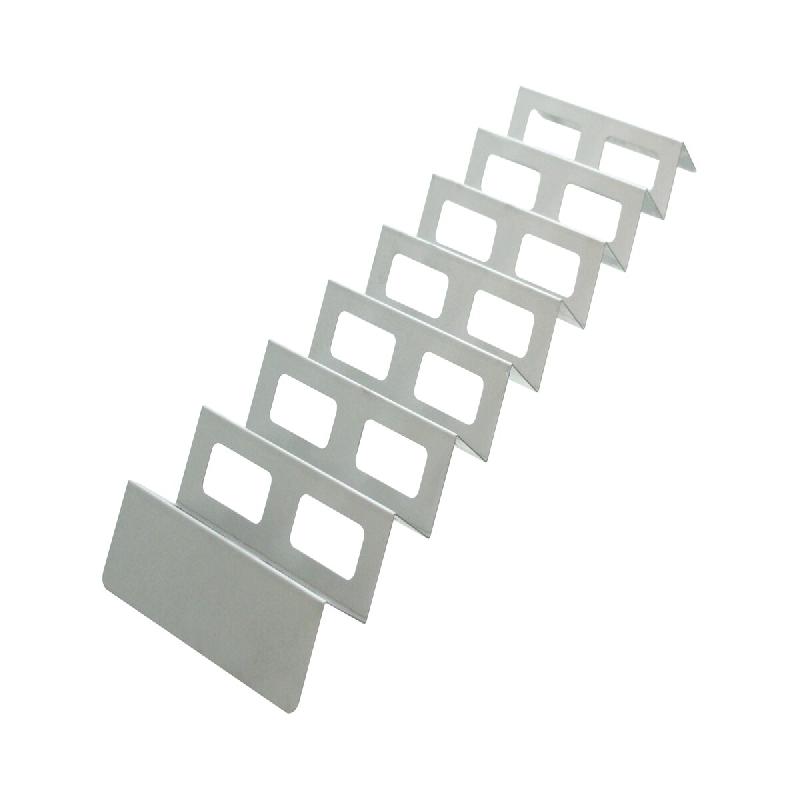 Schneider - Présentoir à snacks, acier inoxydable, 560 x 175 x 35 mm, 7 ondulations - argenté inox 154094_0