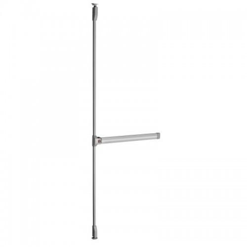 SERRURE ANTIPANIQUE 2 POINTS - RECOUPABLE - GRIS ALU - PUSHBAR 90+ - 1141MM JPM