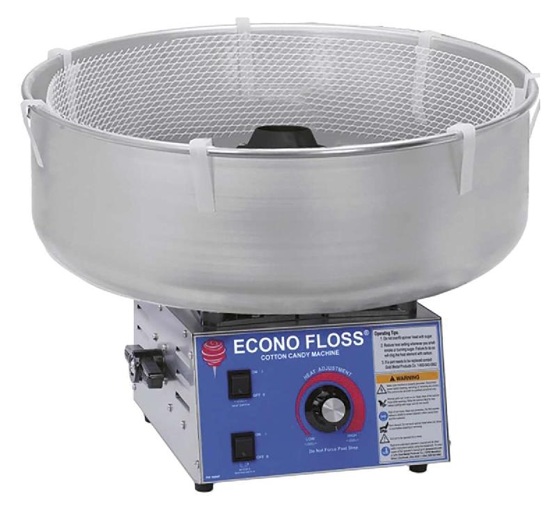 SOFRACA Machine à barbe à papa électrique professionnelle - Cuve aluminium Ø 650 mm - 230 V - 1080 W - Réf:79014 - 79014_0