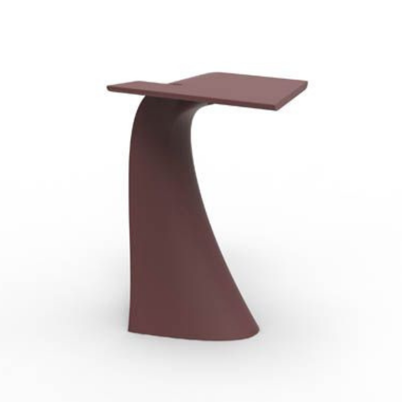 Table haute design in & out WING - grenat_0