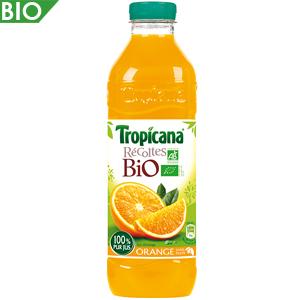 TROPICANA JUS D'ORANGE SANS PULPE  RÉCOLTES BIO PET 1 LITRE_0