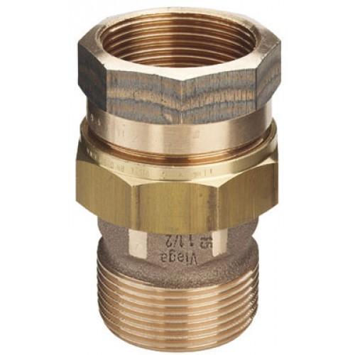 UNION 3 PIÈCES BRONZE MÂLE / FEMELLE JOINT PLAT 26/34 VIEGA