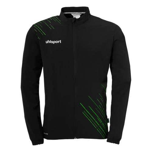 VESTE EVO WOVEN - UHLSPORT - SCORE 26 NOIR/VERT FLUO