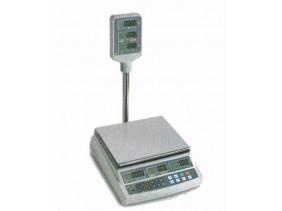 Balance poids/prix RPB 15K5HNM avec colonne - réf. Tri 7053 - portée 15kg - lecture 5g_0