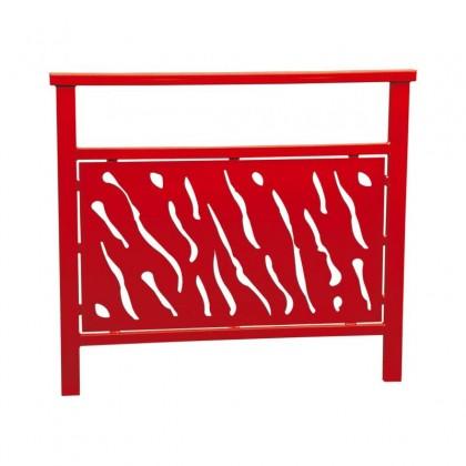 Barrière de ville Florence - deux longueurs disponibles 1000 et 1500 mm - poteaux et cadre en acier_0