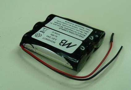 BATTERIE NIMH 3X AA NX 3S1P ST1 3.6V 2000MAH FILS_0