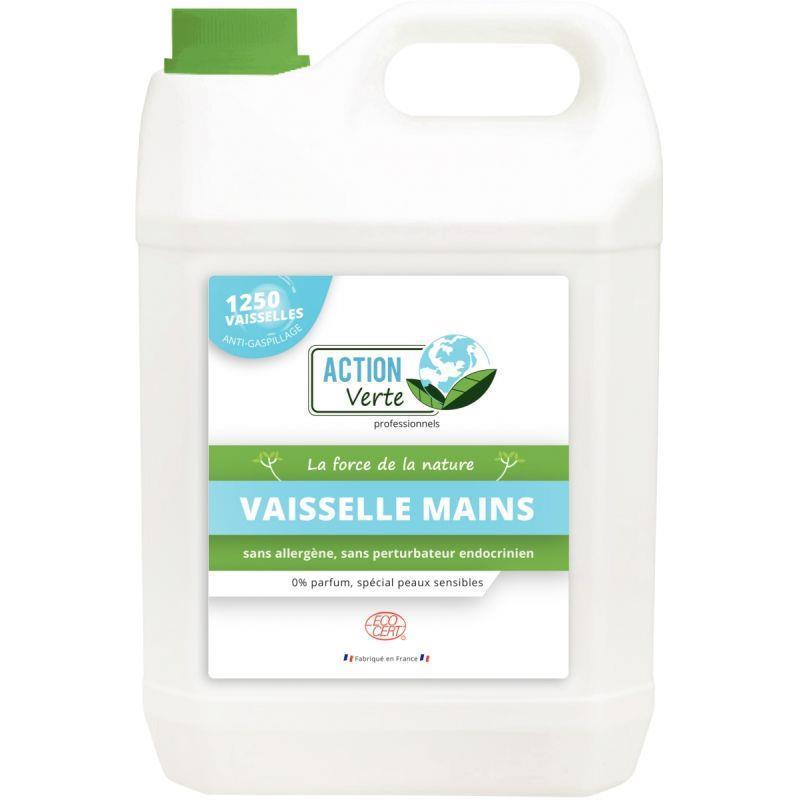 Bidon de 5 litres - liquide vaisselle mains peaux sensibles - formule ultra concentrée - sans allergènes - PROVEN ORAPI_0