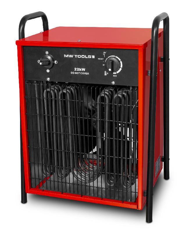 Chauffage électrique de chantier soufflant 22kW 400V portable MW Tools WEL22_0
