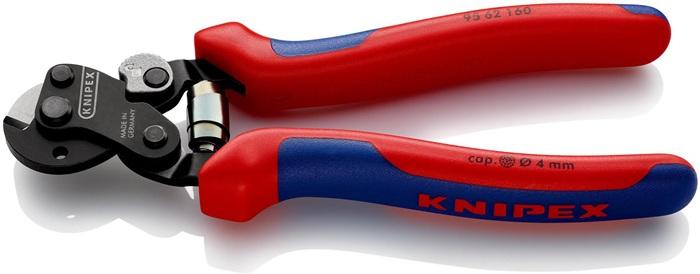 Cisaille à câble métallique 160 mm - poli - gaines multicomposant - KNIPEX_0
